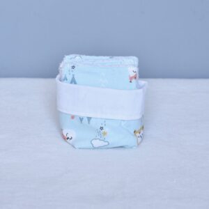 lingettes lavables bambou bébés animaux