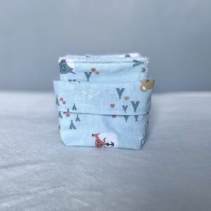 lingettes lavables coton bébés animaux